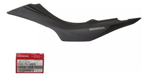 Honda Nx400 Falcon Tampa Lateral Esquerda Genuíno Novo