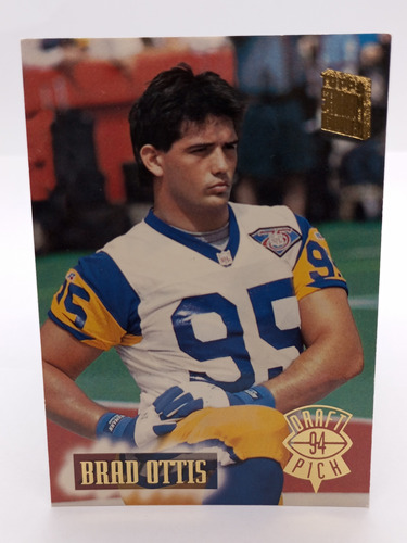 Tarjeta Nfl Brad Ottis Rams Draft Pick 1994 # 434 Topps Sc