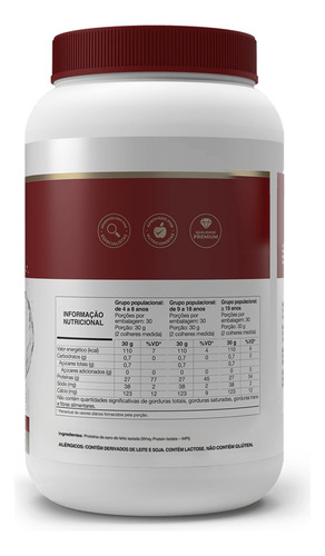 Kit 3 Isofort Vitafor Whey Protein 900g Neutro