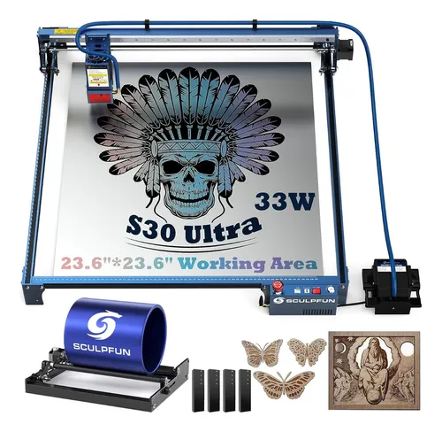 comprar Máquina De Grabado Láser Sculpfun S30 Ultra 33w Y Rodillos