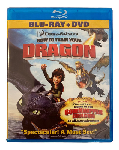 Bluray Como Entrenar A Tu Dragon Solo Disco Blu Ray Sin Dvd (Usado)
