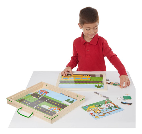 Juego De Madera Con Imágenes Magnéticas A Juego De Melissa &