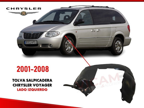 Tolva Salpicadera Lado Izquierdo Chrysler Voyager 2001-2008