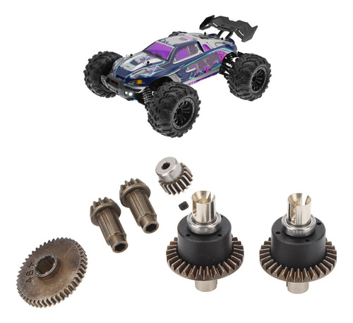 Kit De Engranajes De Motor De Coche Rc, Conjunto De Transmis