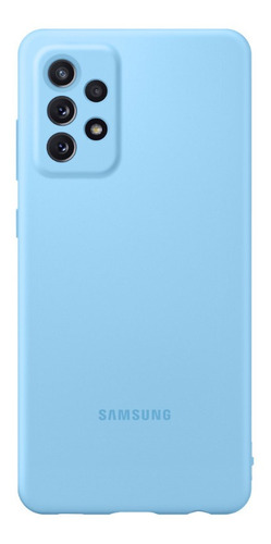 Case Samsung Galaxy A72 Silicone Cover Original Azul