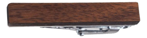 Modern Wood Tie Clip In Stylish Copper Design