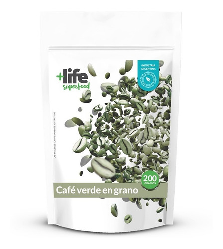 Cafe Verde En Grano Natural X 200g Para Infusiones +life