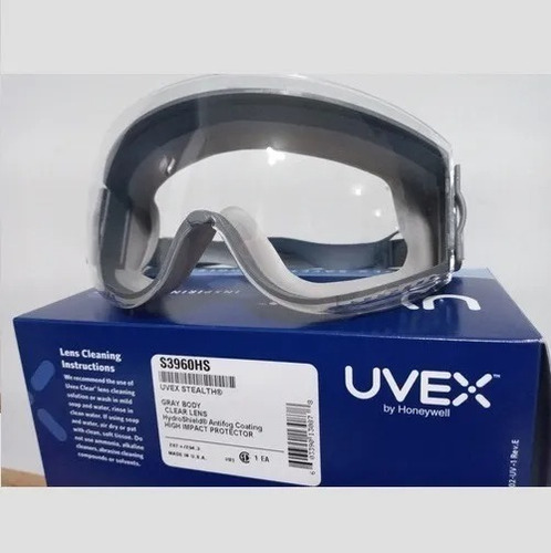 Gafa Goggle De Seguridad Stealth Claro S3960hs Uvex (5pzas)