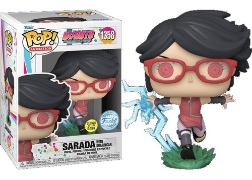 Funko Pop Naruto Boruto Next Gen Sarada W Sharingan Sp Glow