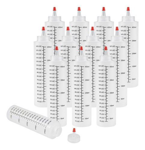 Foraineam - Botellas De 473 Ml (473 Ml) Para Condimentos Con