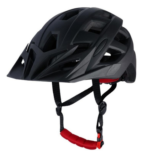Casco De Seguridad Para Ciclismo De Montaña, Unisex Color Negro Talla M (52-62cm)