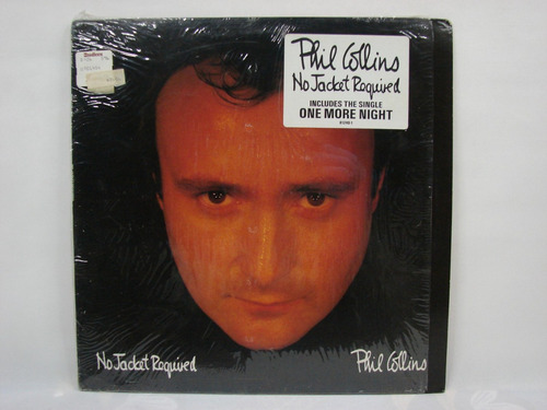 Vinilo Phil Collins No Jacket Required 1985 Usa + Sobre C/2