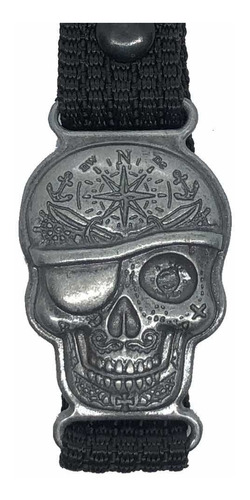 Llavero De Coleccion Calavera Pewter Diseño Pirata