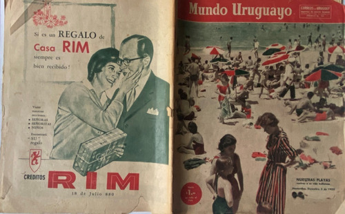 Mundo Uruguayo N° 2119 El Spartak Vs. Nacional En Mdeo. 1959