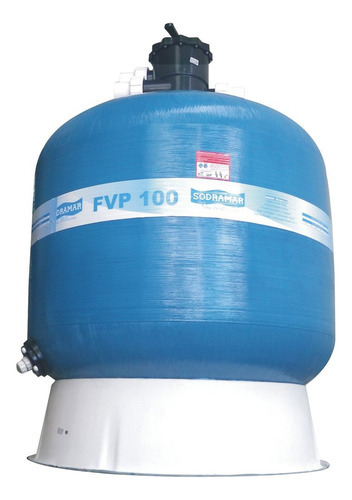 Filtro Piscina Comercial Fvp 100 Até 314 Mil Litros Sodramar 110V/220V