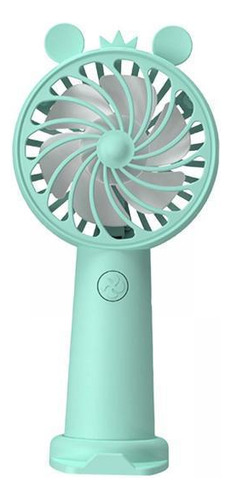 3 Ventilador Personal Ventilador De Mesa Con Soporte Verde