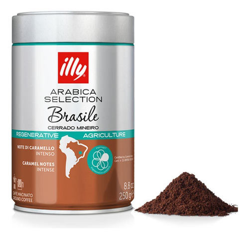 Café Illy Cerrado Min. 250g - Sabor Rico E Cert. Regenagri