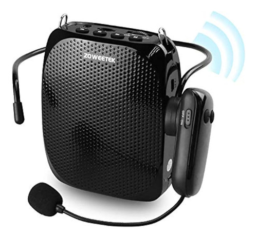 Amplificador De Voz Zoweetek Con Auriculares Inalámbricos Co