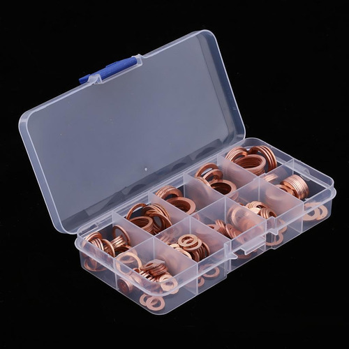 200pcs Arandela Kit Con Caja Para Reparación De Motor De