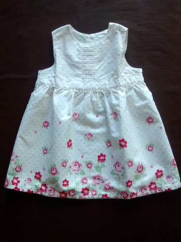 Vestido Verano Beba H&m 12-18m Casi Sin Uso - Divino! 