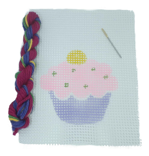 Kit Para Aprender A Bordar Cupcake - Kits For Kids