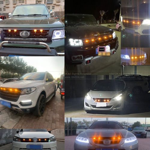 Kit Universal De Luces Led Para Parrilla Automotriz