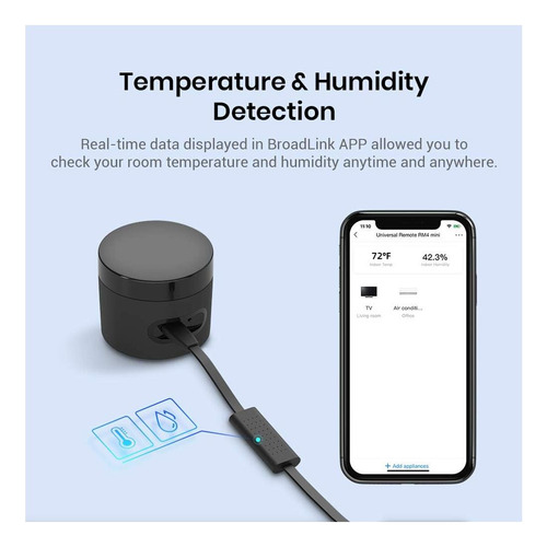 Mini Cable De Sensor Y Control Remoto Inteligente Broadlink