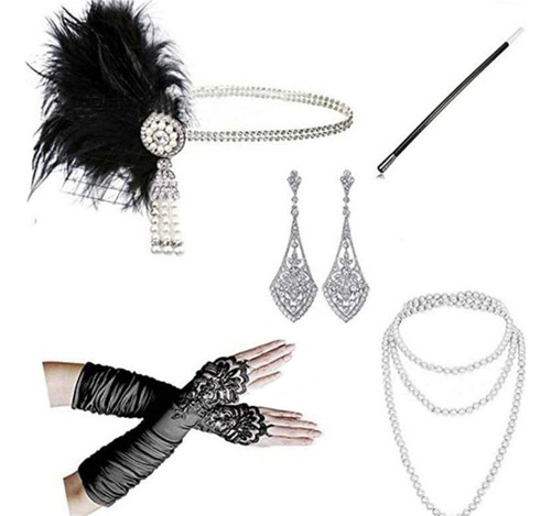 . Juego De Accesorios Gatsby Great De Los Años 20 For