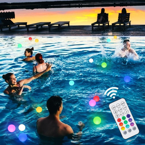 Luz Nocturna Led Para Bañera, Spa, Piscina Flotante, Ip68, R