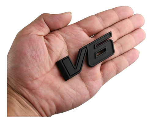 1 Ppcs V6 Emblema 3d Insignia Camión De La Placa De De Para