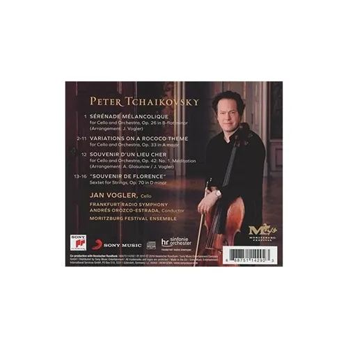 Tchaikovsky / Vogler Jan Jan Vogler Plays Tchaikovsky Usa Cd