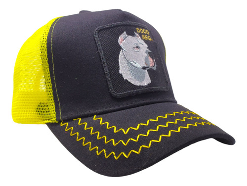 Gorra Trucker Dogo Argentino Parche Bordado Premium Cap