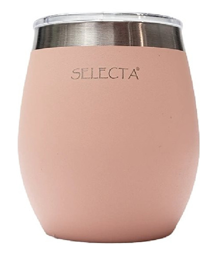 Mate 240 Ml  De Acero Inoxidable Rosa