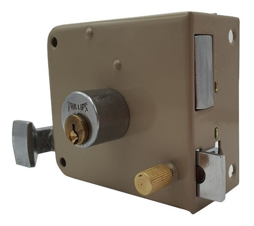 Imagen 3 de 3 de Cerradura De Sobreponer Phillips 715h Clásica