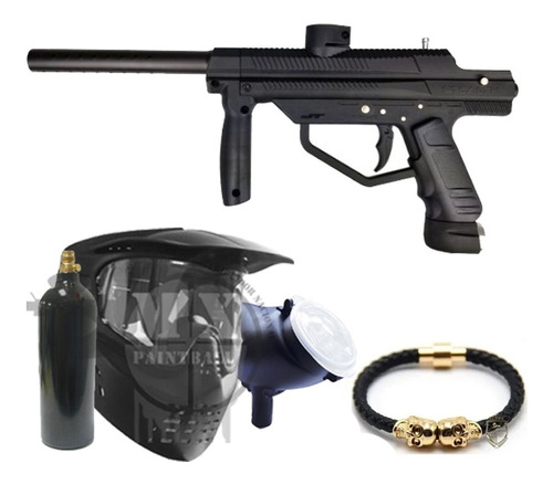 Gotcha Pistola Paintball Stealth Jt Gi Marcadora Kit