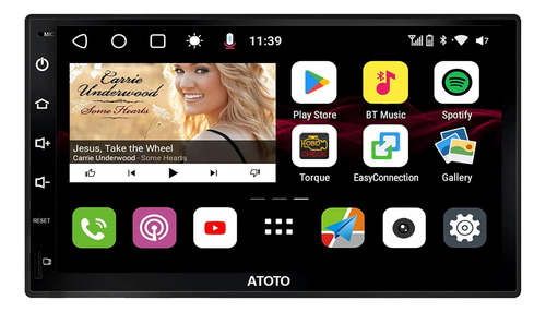 Atoto Estéreo De Coche Android De 7 Pulgadas Con Carplay