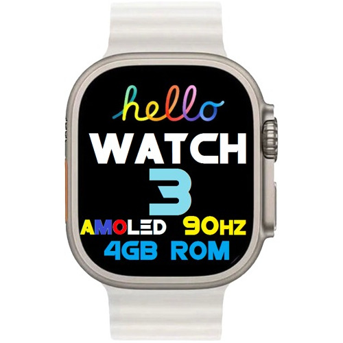 Smartwatch Hello Watch 3  Plus Amoled 90hz 4gb H11 Upgrade 3