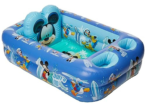 Disney Mickey Mouse - Bañera Con Cojín Relleno De Aire, De P