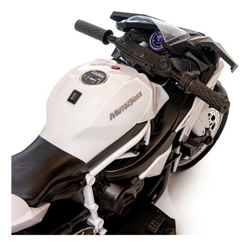 Moto Gp A Bateria Love 3013 12v Mp3 Usb Bluetooth Con Luces Blanco