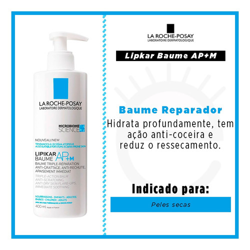Creme Hidratante La Roche-posay Lipkar Baume Ap+m 400ml