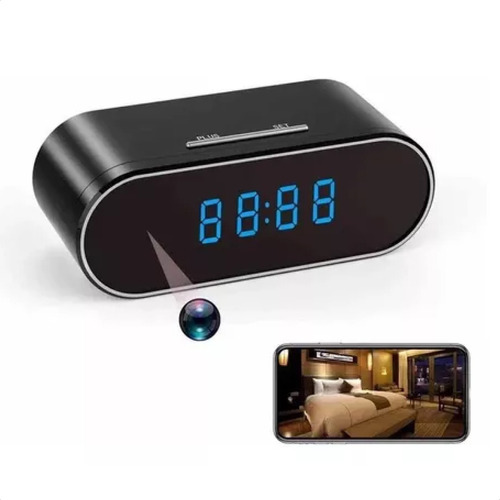 Camara Espia Reloj Hd 1080p Wifi Sensor Movimiento Hopemob