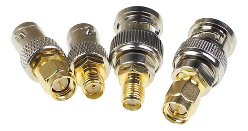 1 Conjunto De Adaptador De Conector Rf Fêmea Tipo Bnc Para