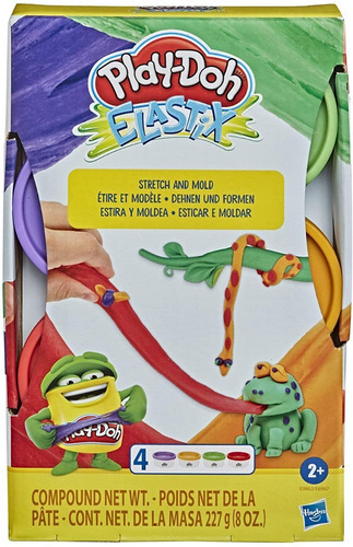 Imagen 1 de 2 de Masas Play-doh X4 Masa Elastica 4 Colores E6967 Hasbro Edu