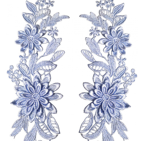 Apliques De Encaje De 2 Piezas, Apliques De Boda, Apliques