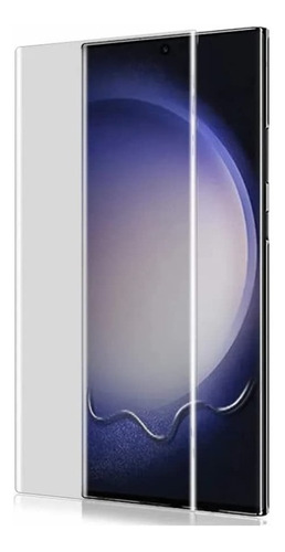 Imagen 1 de 10 de Vidrio Curvo Uv Glass Para Samsung S23 Ultra Pega Todo 