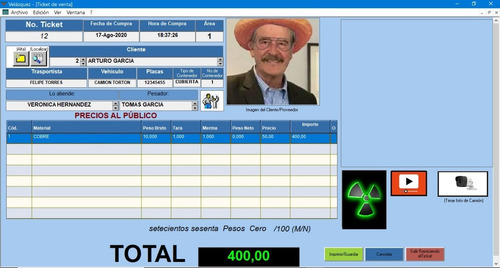Programa Para Control De Chatarra