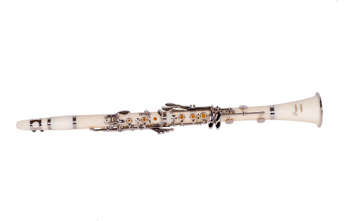 Clarinete Blanco Parquer Sib Abs Llaves Niqueladas Pclwh