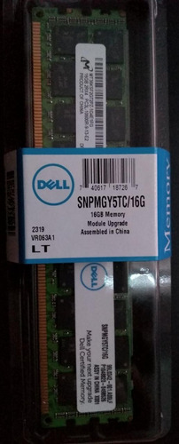 Imagen 2 de 2 de Memoria Ram Dell Original Nueva 16gb 1x16gb Snpmgy5tc/16g