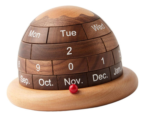 Calendario De Escritorio De Madera Calendario De Bloques