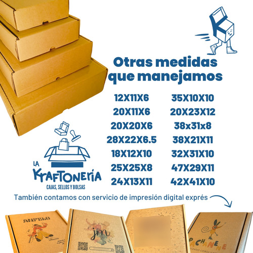 10 Mailbox Caja Envios Uber Eats Rappi Con Tu Logo 25x25x8